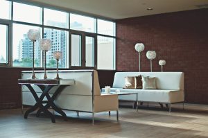 Photo modern table lamp