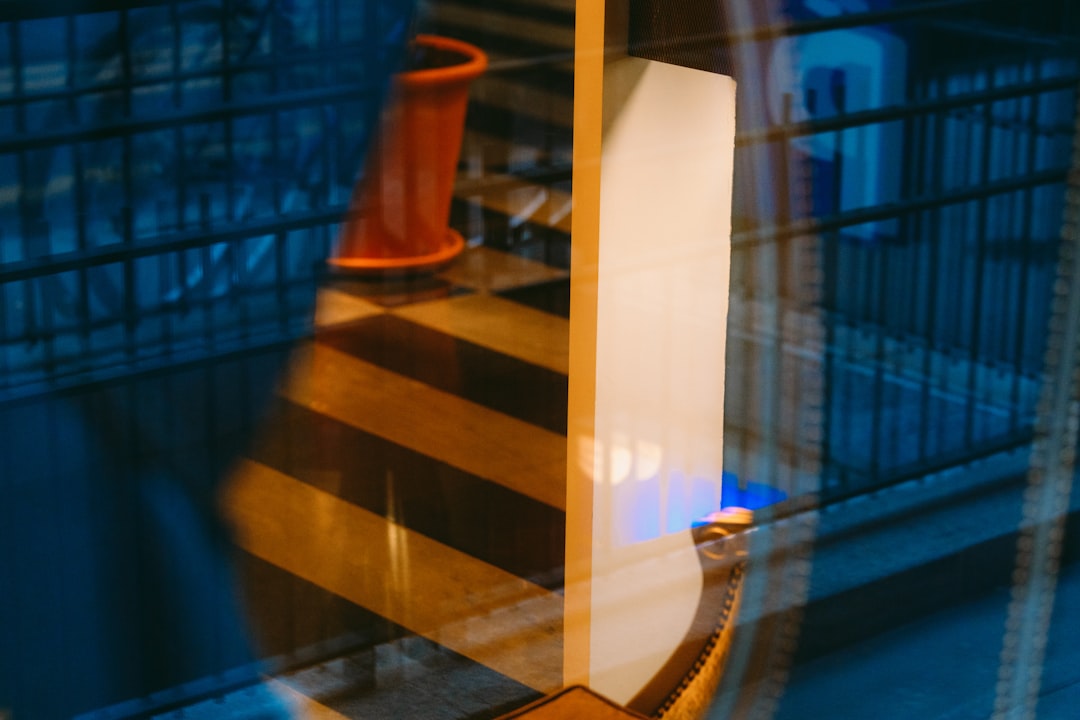 Photo glass wall lamp