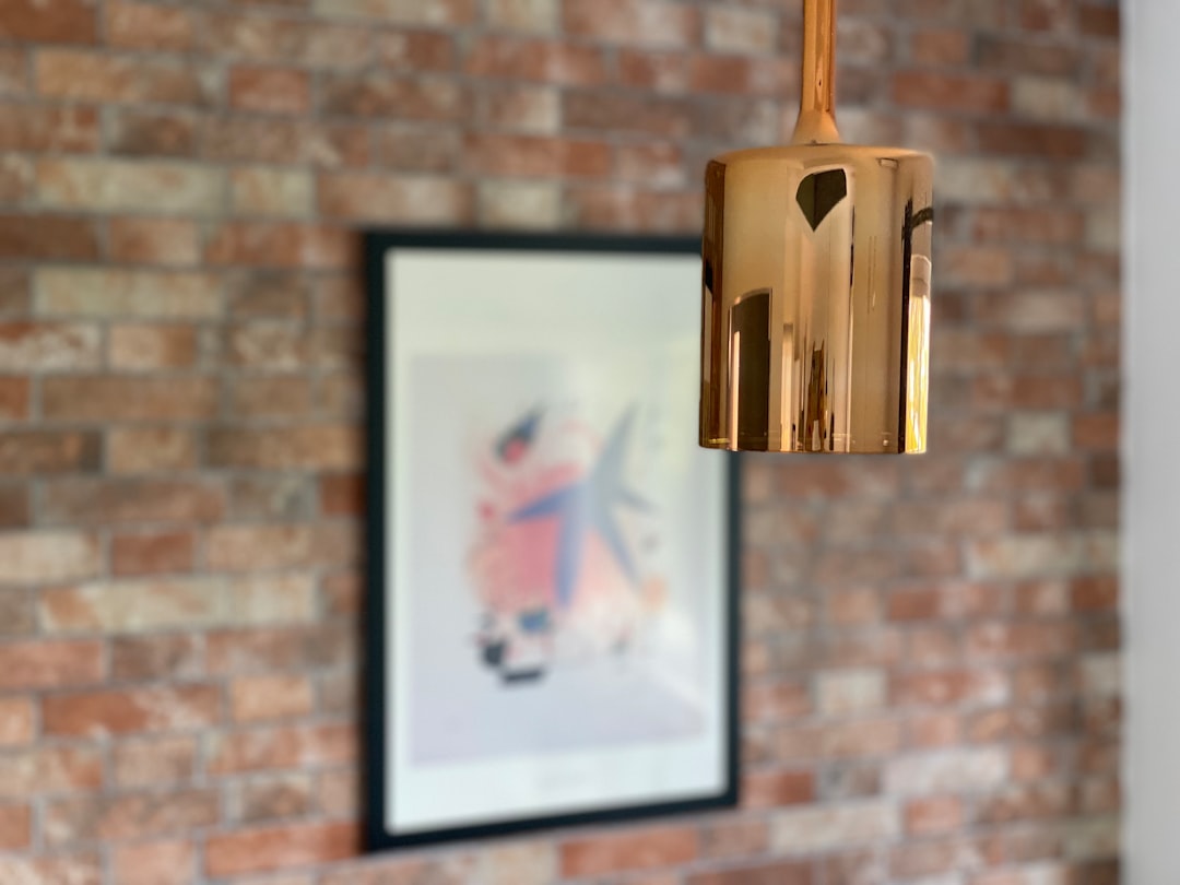 Photo copper spotlight lamp